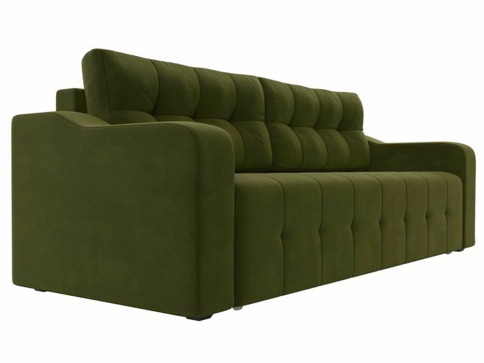 Прямой диван-кровать Лиссабон зеленого цвета - лучшие Прямые диваны в INMYROOM