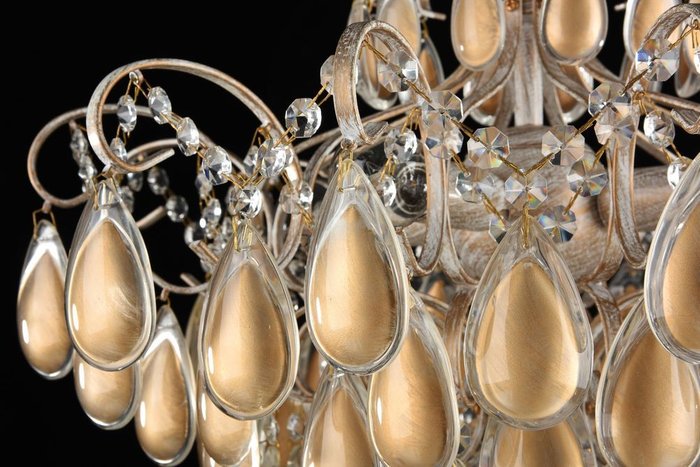 Потолочная люстра Chabrol с подвесками из кристаллов - купить Потолочные люстры по цене 24990.0