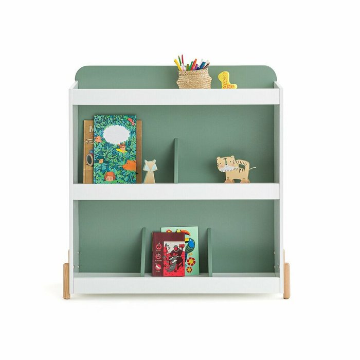 Шкаф книжный детский Montessori белого цвета - купить Стеллажи по цене 34320.0
