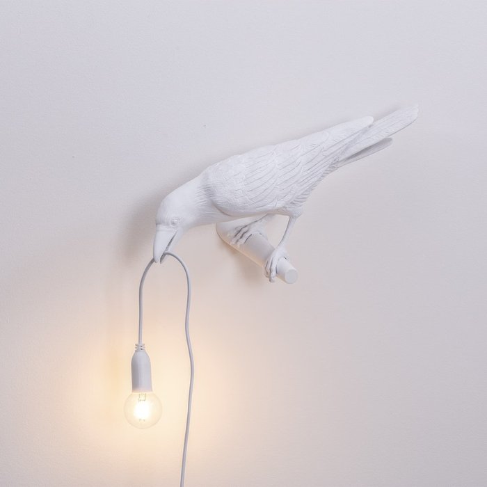 Настенный светильник Bird White Looking - купить Бра и настенные светильники по цене 16660.0