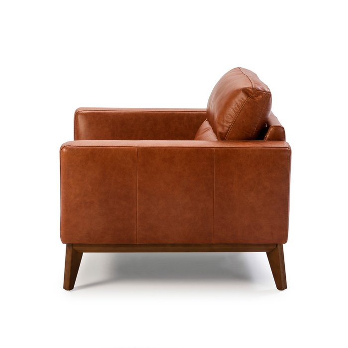 Кресло из кожи светло-коричневого цвета - лучшие Интерьерные кресла в INMYROOM