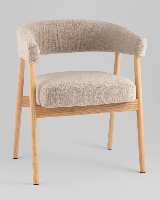 Стул Zubo бежевого цвета - купить Обеденные стулья по цене 18990 Стул Zubo бежевого цвета - купить Обеденные стулья по цене 18990