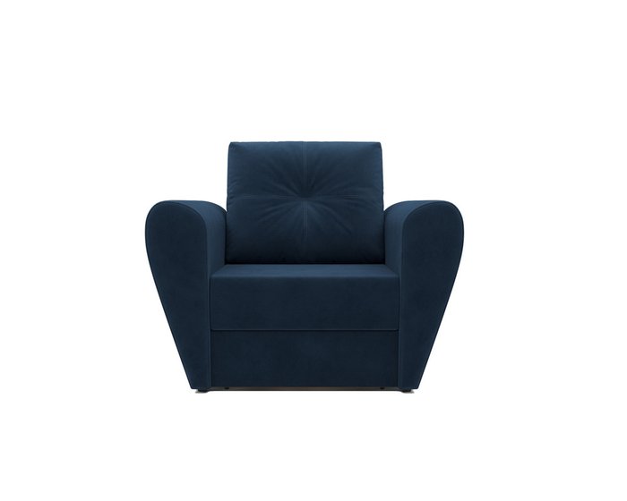 Кресло-кровать Квартет темно-синего цвета - купить Интерьерные кресла по цене 22890.0