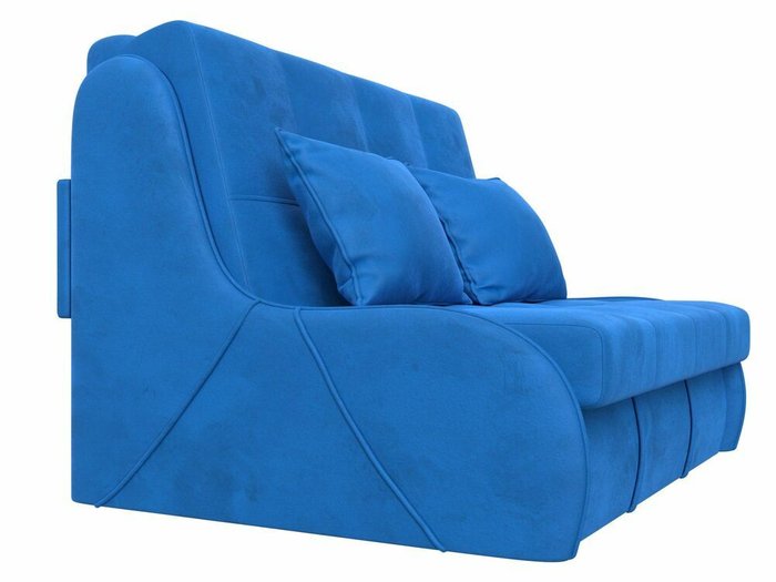 Прямой диван-кровать Риттэр голубого цвета - лучшие Прямые диваны в INMYROOM