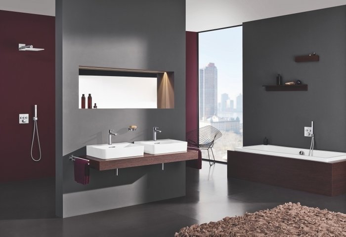 Термостат Grohtherm SmartControl для ванны - лучшие Смесители для кухни в INMYROOM