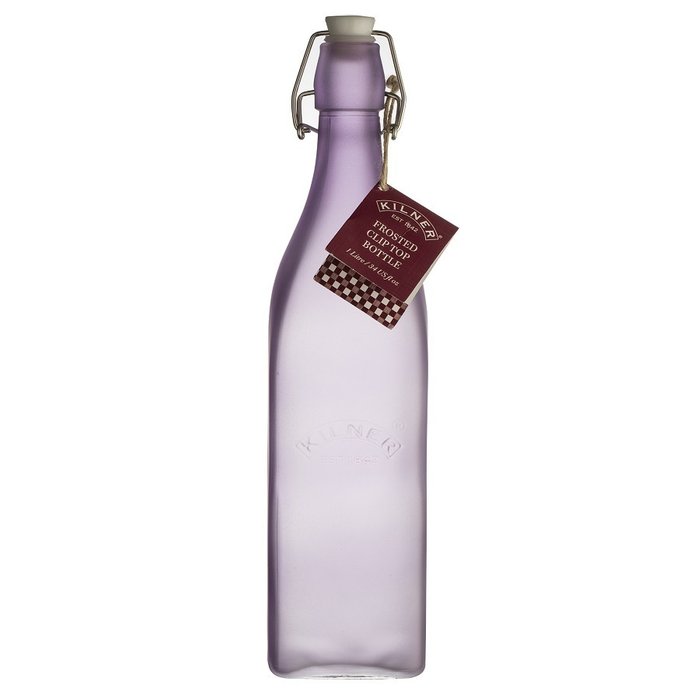 Бутылка clip top сиреневого цвета - купить Емкости для хранения по цене 600.0