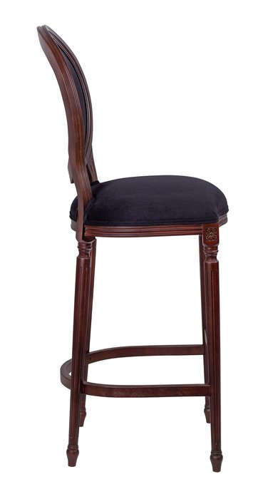 Стул барный Kosco черно-коричневого цвета - лучшие Барные стулья в INMYROOM