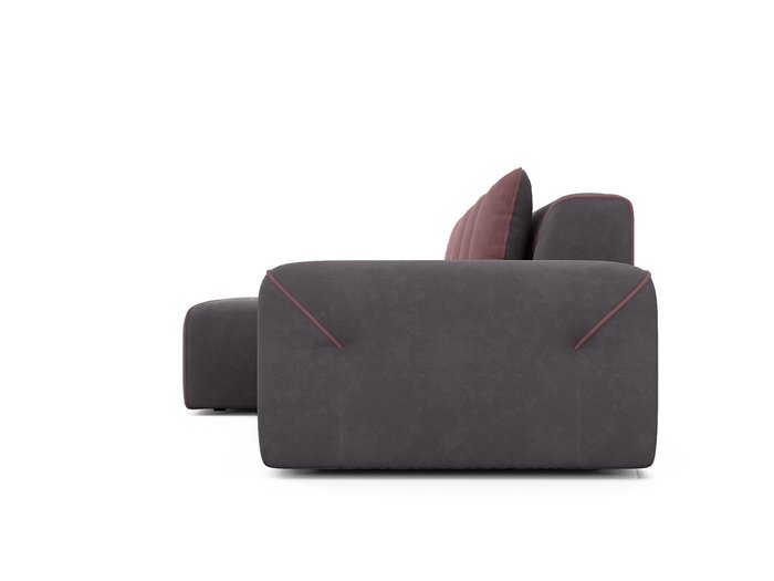 Угловой диван-кровать левый Portu темно-серого цвета - лучшие Угловые диваны в INMYROOM