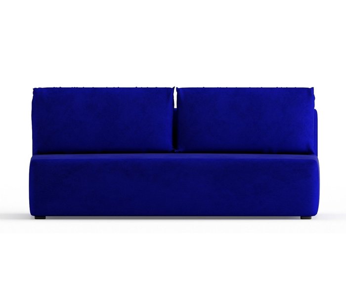 Диван-кровать из велюра Daimond синего цвета - купить Прямые диваны по цене 23290.0