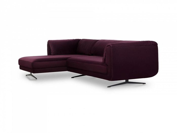 Угловой диван Marsala фиолетового цвета - лучшие Угловые диваны в INMYROOM