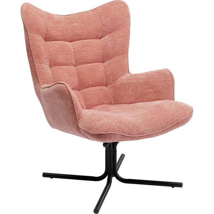 Кресло вращающееся Oscar розового цвета