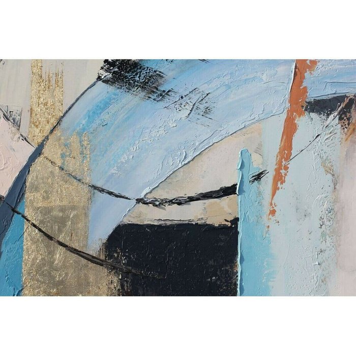 Картина 100 x 2,5 x 100 cm 100 x 2,8 x 100 cm Абстракция современный (2 штук) - лучшие Картины в INMYROOM