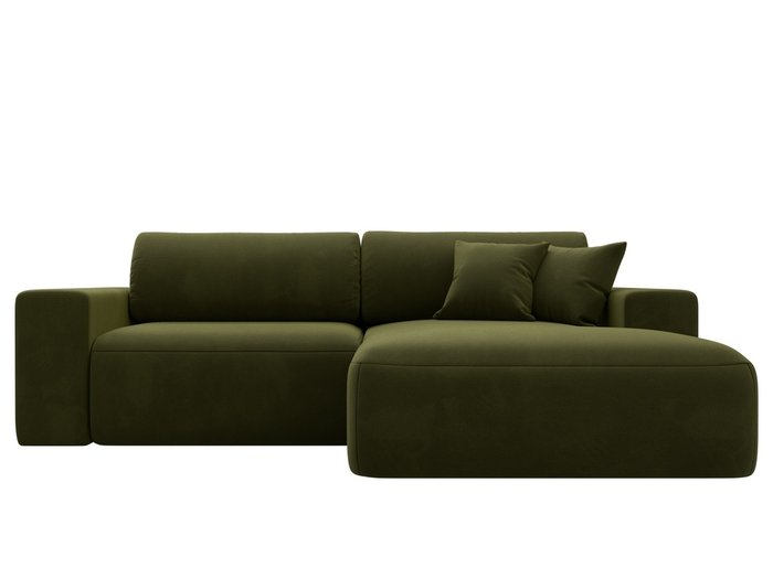 Угловой диван-кровать Лига 036 Классик зеленого цвета правый угол - купить Угловые диваны по цене 89990 Угловой диван-кровать Лига 036 Классик зеленого цвета правый угол - купить Угловые диваны по цене 89990