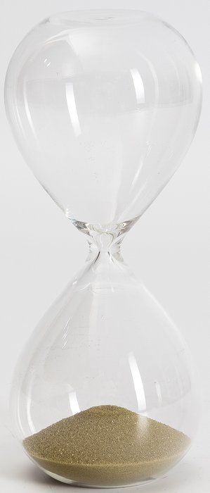 Декоративное изделие Песочные часы бежевого цвета - лучшие Часы в INMYROOM