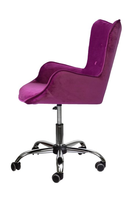 Кресло поворотное Bella фиолетово-пурпурного цвета - лучшие Офисные кресла в INMYROOM