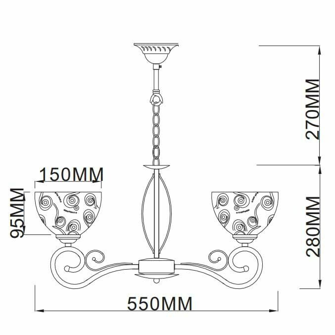 Подвесная люстра Loren Б0044455 (ткань, цвет белый) - лучшие Подвесные люстры в INMYROOM