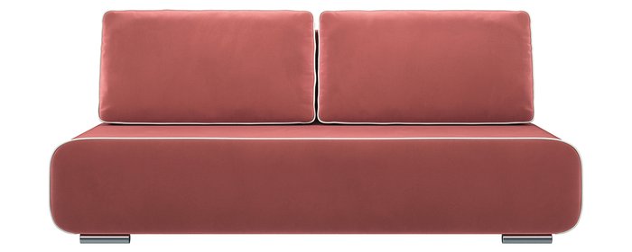 Диван-кровать Лаки пурпурно-красного цвета