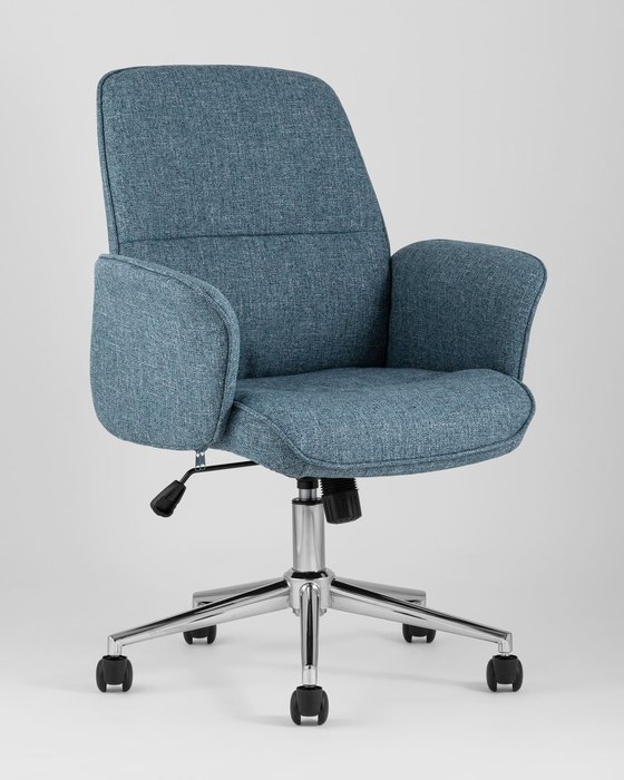Кресло офисное Simona голубого цвета - купить Офисные кресла по цене 15990.0