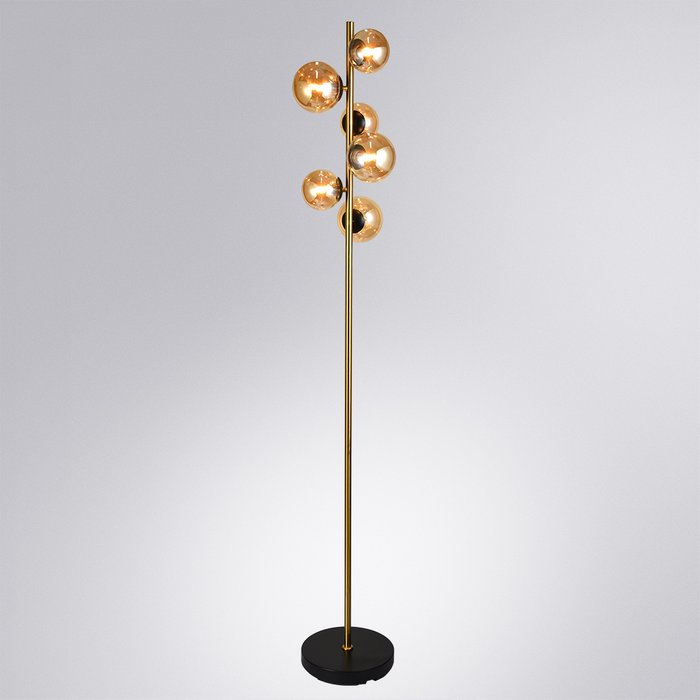 Торшер Arte Lamp GEMINI A2243PN-6PB - купить Торшеры по цене 21290.0