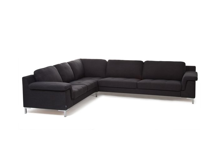 Угловой диван Balance черного цвета