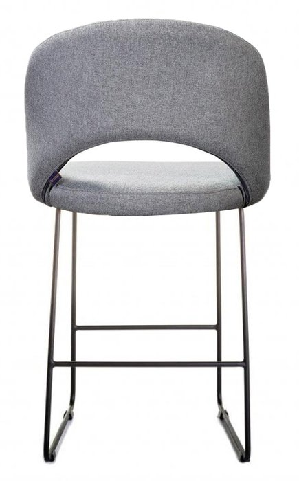 Стул полубарный Lars серого цвета - лучшие Барные стулья в INMYROOM