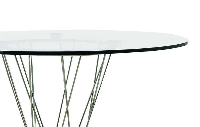 Стол обеденный с прозрачной столешницей - лучшие Обеденные столы в INMYROOM