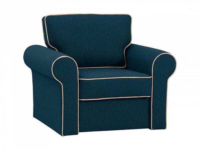 Кресло Murom синего цвета - купить Интерьерные кресла по цене 43830.0
