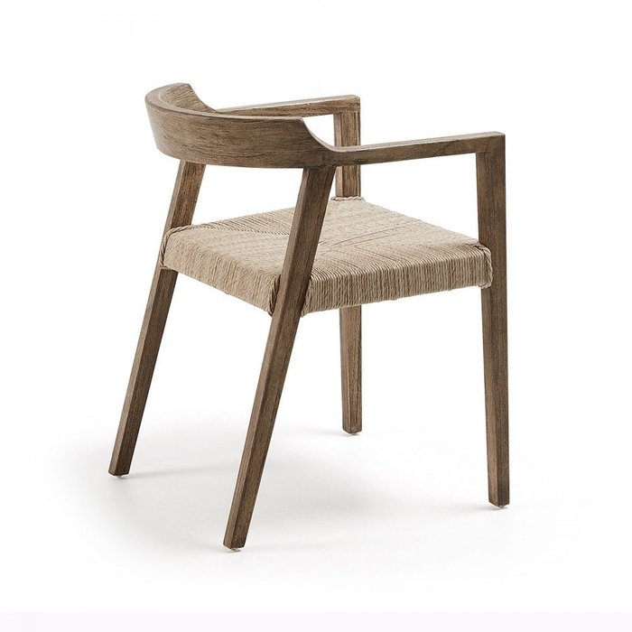 Кресло Kolman из тика и полиротанга - лучшие Садовые стулья в INMYROOM