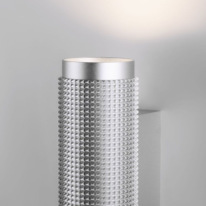 Настенный светильник Spike GU10 серебро MRL 1014 - лучшие Бра и настенные светильники в INMYROOM