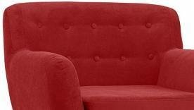 Кресло Эллинг дизайн 10 красного цвета - лучшие Интерьерные кресла в INMYROOM