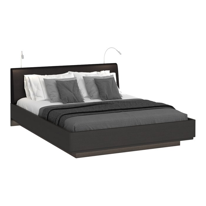  Двуспальная кровать с верхней и нижней подсветкой Элеонора 140х200 - купить Кровати для спальни по цене 56640.0
