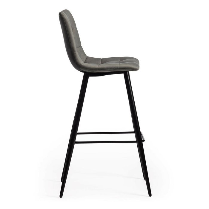 Комплект из двух барных стульев Chilly серого цвета - лучшие Барные стулья в INMYROOM