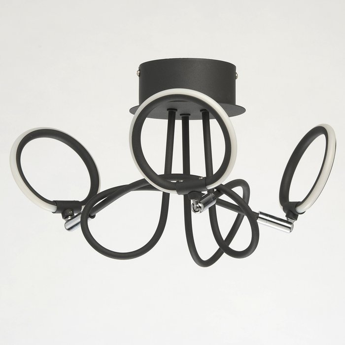 Потолочный светильник Этингер черного цвета - лучшие Потолочные светильники в INMYROOM