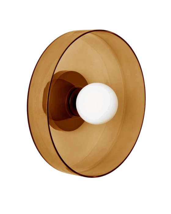 Настенный светильник с янтарным стеклом “Кассель” – 35 см. Настенный светильник с янтарным стеклом “Кассель” – 35 см.