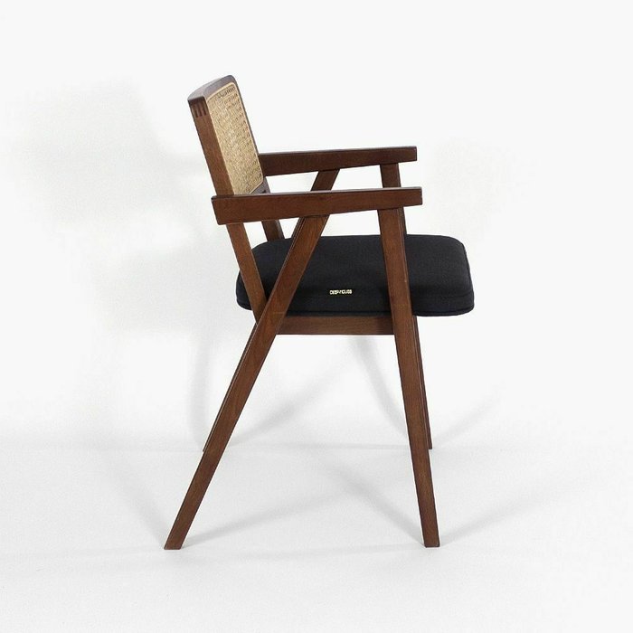 Стул Калифорния черно-коричневого цвета - лучшие Обеденные стулья в INMYROOM