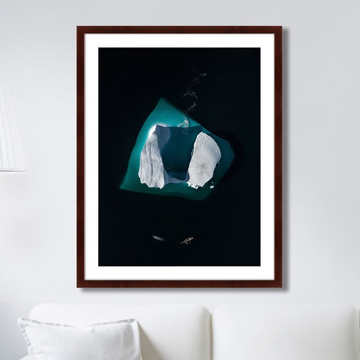Набор из двух репродукций картин Floating Iceberg in Greenland - лучшие Картины в INMYROOM
