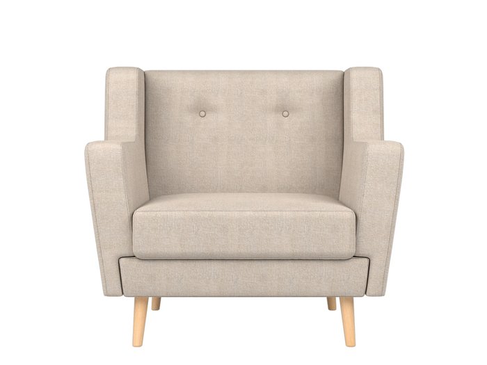 Кресло Брайтон бежевого цвета - купить Интерьерные кресла по цене 24999.0