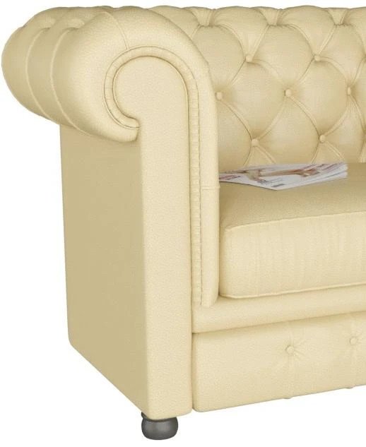 Кресло Честер бежевого цвета - купить Интерьерные кресла по цене 35689.0