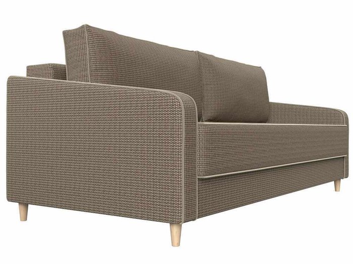 Прямой диван-кровать Варшава коричнево-бежевого цвета - лучшие Прямые диваны в INMYROOM