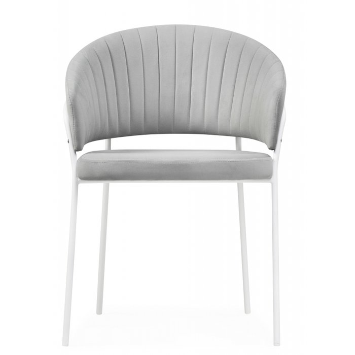 Обеденный стул Лео серого цвета - купить Обеденные стулья по цене 5990.0
