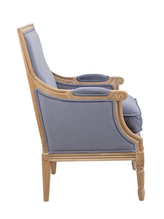 Классическое кресло Coolman grey серого цвета - лучшие Интерьерные кресла в INMYROOM
