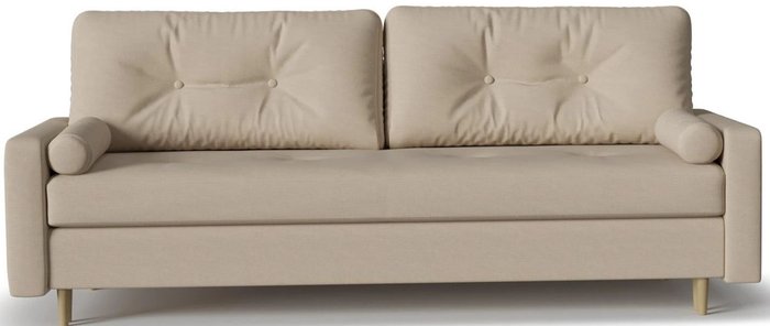 Диван-кровать прямой Белфаст unit Ivory бежевого цвета - купить Прямые диваны по цене 33275.0
