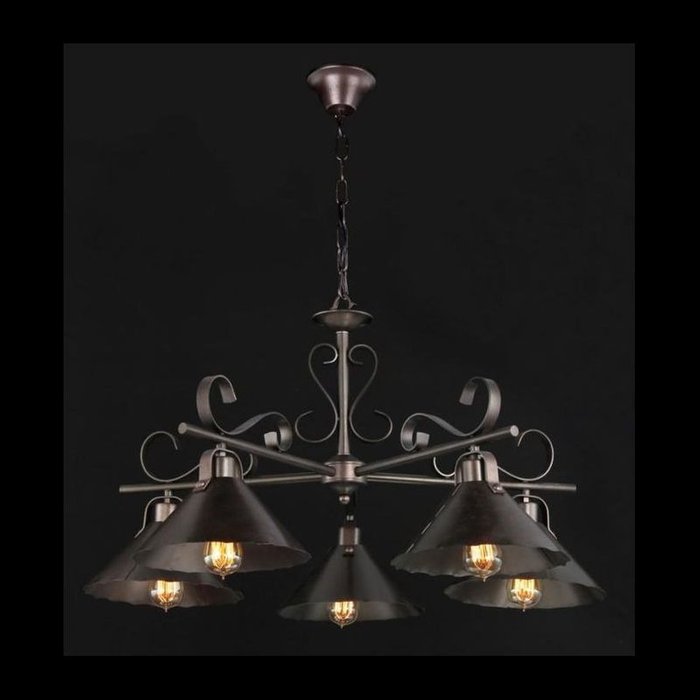 Подвесная люстра MAYTONI Iron в стиле лофт Подвесная люстра MAYTONI Iron в стиле лофт