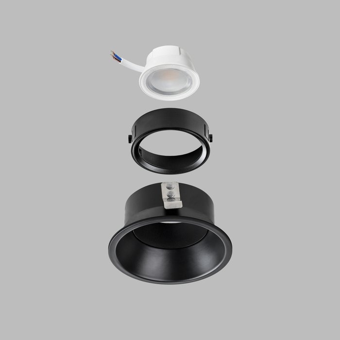 Кольцо фиксации DOMINO под лампу/модуль D50mm д/21450х-21460х ЧЕРНЫЙ - купить Встраиваемые споты по цене 99.0 Кольцо фиксации DOMINO под лампу/модуль D50mm д/21450х-21460х ЧЕРНЫЙ - купить Встраиваемые споты по цене 99.0