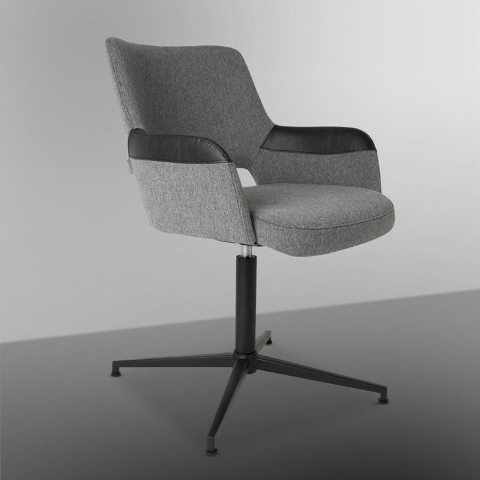 Кресло Syl Black серого цвета - купить Офисные кресла по цене 23944.0