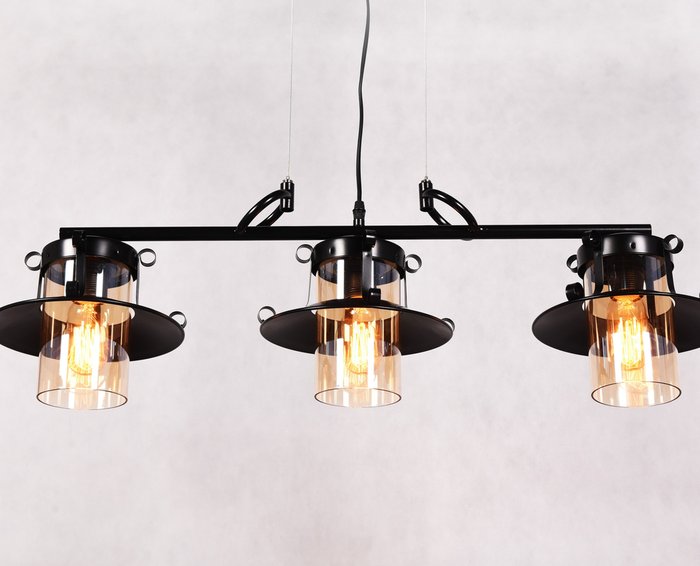 Подвесной светильник Capri черного цвета - купить Подвесные люстры по цене 13000.0