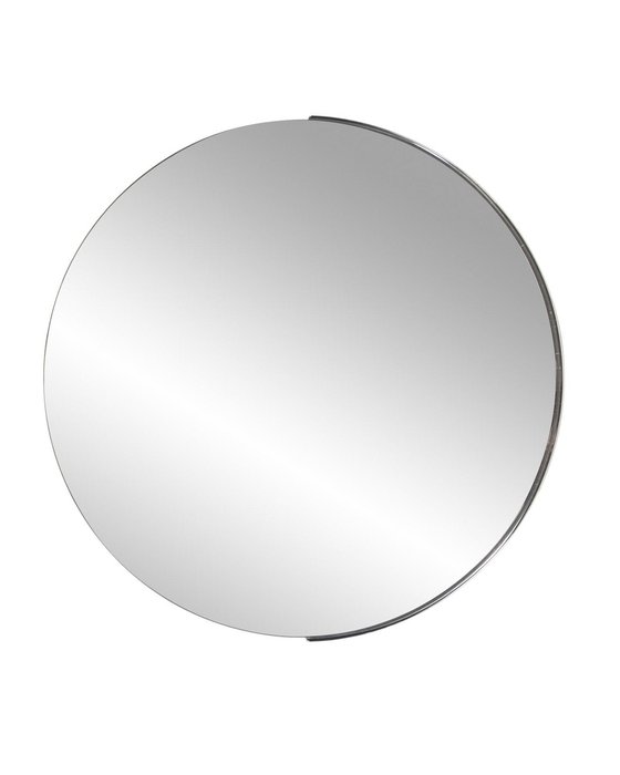 Настенное зеркало Хамбл 76х76 серебряного цвета - купить Настенные зеркала по цене 34125.0