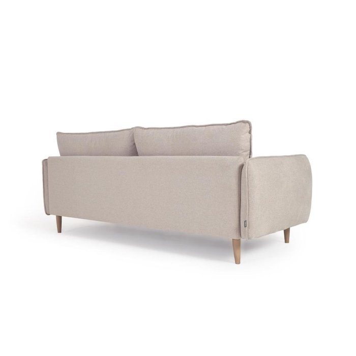 Прямой диван Carlota бежевого цвета - лучшие Прямые диваны в INMYROOM