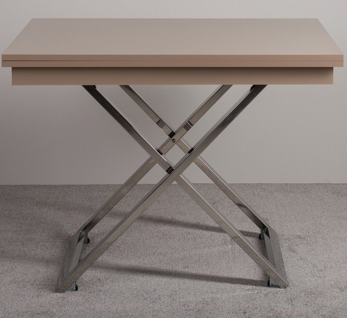 Стол-трансформер Cross G41 цвета капучино глянец - лучшие Обеденные столы в INMYROOM