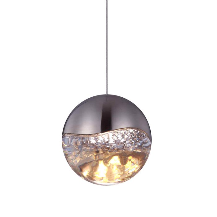 Подвесной светильник DeLight Collection из металла и прозрачного стекла